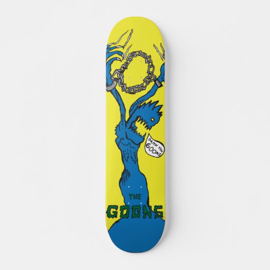 gebogen skateboard (Voorkant)
