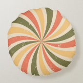  gebogen stralen rond kussen (Achterkant)