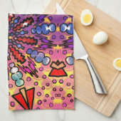 gebogen theedoek (Quarter Fold)