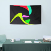 gebogen vormen spandoek (Beurs)