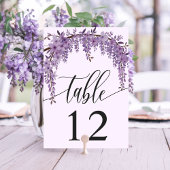 Gebogen Wisteria Branch Bloementuin Trouwen Kaart