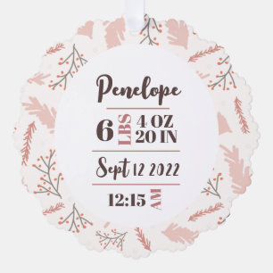 Geboorte aankondiging Eerste Kerstmis