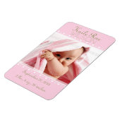 Geboorte aankondiging foto magneten (Linkerzijde)