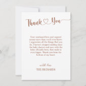 Geboorte aankondiging foto welkom Baby (Achterkant)