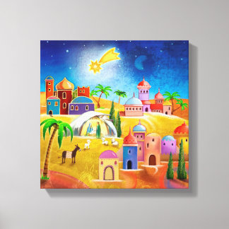 Geboorte Bethlehem poster Canvas Afdruk