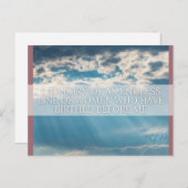 Geboorte Bevestiging Kaart (Voorkant / Achterkant)