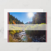 Geboorte Bevestiging Kaart (Voorkant / Achterkant)