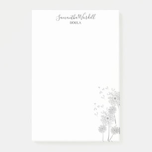 Geboorte doula of vroedvrouw post-it® notes