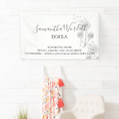 Geboorte Doula vroedvrouw bevalling coach promotie Spandoek (Insitu)