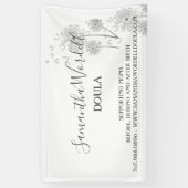 Geboorte Doula vroedvrouw bevalling coach promotie Spandoek (Verticaal)