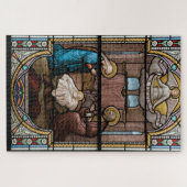 Geboorte Glas in lood Art Puzzel - Legpuzzel (Horizontaal)