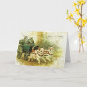  geboorte katten kaart (Gele Bloem)