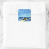  Geboorte Kunst Vierkante Sticker (Tas)