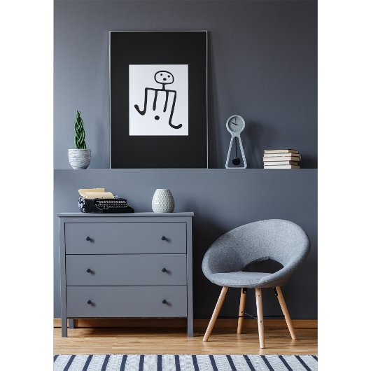 Geboorte: oude Amerikaanse Petroglyph Poster