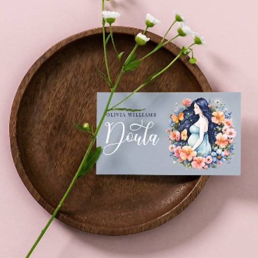 Geboorte & postpartum Doula foto QR-code Visitekaartje