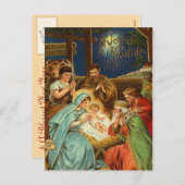  Geboorte Religieuze Briefkaarten (Voorkant / Achterkant)