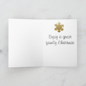 Geboorte, religieuze kerstkaart feestdagen kaart (Binnen)