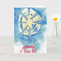 Geboorte Star Kerst Kaart