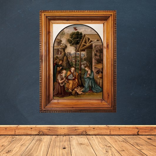 Geboorte van Christus Christelijke Kerst Poster