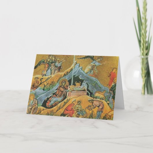 Geboorte van Christus Feestdagen Kaart (Voorkant)