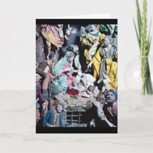 Geboorte van Christus, in Napels wordt gemaakt dat Feestdagen Kaart