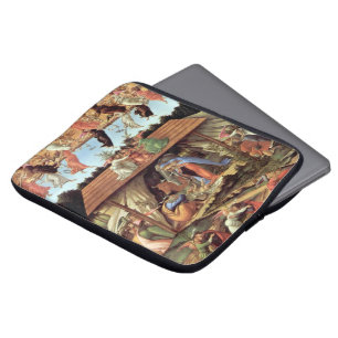 Geboorte van Christus, Mystieke Geboorte door Bott Laptop Sleeve
