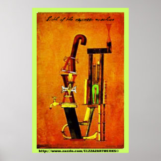 " geboorte van de espresso - machine " poster