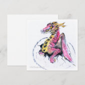 Geboorte van een draak // Baby draak Feestdagenkaart (Voorkant / Achterkant)