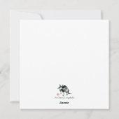 Geboorte van een draak // Baby draak Feestdagenkaart (Achterkant)