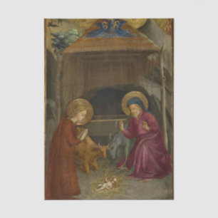 Geboorte van Jezus door Fra Angelico Tissuepapier