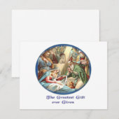 Geboorte van Jezus Kaart (Voorkant / Achterkant)