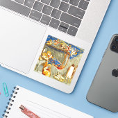 Geboorte van Jezus Sticker (Laptop met iPhone)