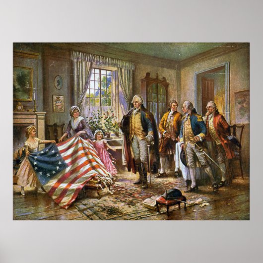 Geboorte van Old Glory Poster (Voorkant)