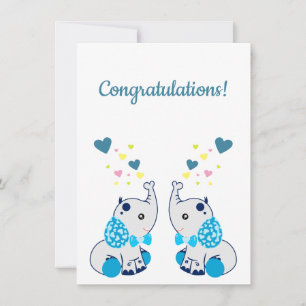 geboorte van Twins, gefeliciteerd