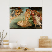 geboorte van Venus Botticelli Poster (Keuken)