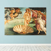 geboorte van Venus Canvas Afdruk (Insitu (Houten vloer))