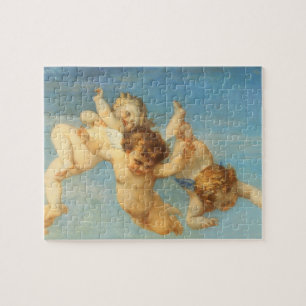 Geboorte van Venus, engelen detail door Alexandre Legpuzzel