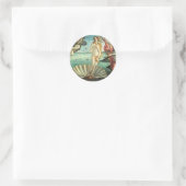 Geboorte Venus Botticelli Ronde Sticker (Tas)