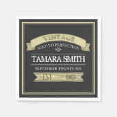  geboorte - verouderd tot perfecte moderne servet (Voorkant)