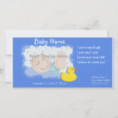 Geboorteaankondiging Aankondiging (Voorkant)