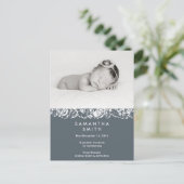 Geboorteaankondiging i Briefkaart (Staand voorkant)