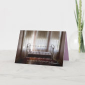 Geboorteaankondiging wieg Meisje Aankondiging (Voorkant)