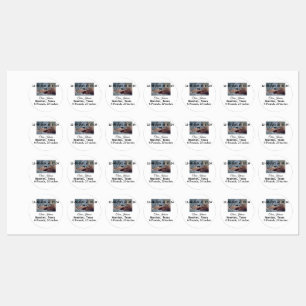 Geboorteaankondigingen voeg foto datum tijd plaats labels