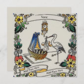 Geboorteaankondigingskaart Kaart (Voorkant / Achterkant)