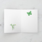 Geboortebloem Mei Krijt Personalized Kaart (Binnen)