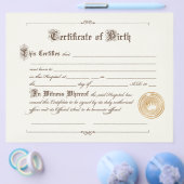 Geboortecertificaat Flyer (Enkel)