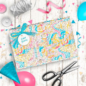 Geboortedag Aantal Word Cloud 60 B ID270 Cadeaupapier