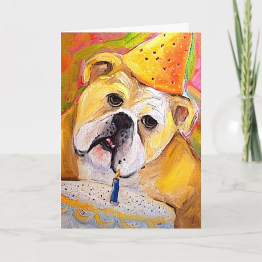 Geboortedag Bully Kaart (Voorkant)