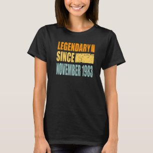 Geboortedag in oktober 1983 t-shirt