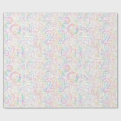 Geboortedag nummer Word Cloud 20 A ID270 Cadeaupapier (Vlak)